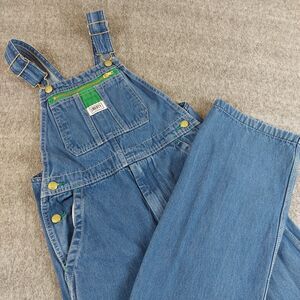 Liberty Denim Bib Overalls Youth Size 18R Blue Jean Farm Chores Fair 4-H Outdoor